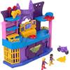 Fisher-Price Imaginext DC Super Friends - Giocattolo prescolare Batgirl Hero Hideout con 2 figure e 5 accessori per bambini dai 3 anni in su