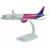 CORCI Scala espositiva aeromobili 22 cm per Wizz Air A321 base resina espositore statico aereo finito modello ornamento per area reception adatto come regalo