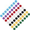 PRETYZOOM 70 Palline Colorate Di Plastica Solide Per Apprendimento Matematico E Giochi Educativi Biglie Di Ricambio Per Attività Didattiche E Conteggio Per Bambini