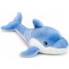 CARTOON Peluche Delfino in plastica reciclata pupazzo 30 cm a tema animale con certificato GRS