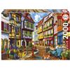 Educa - Puzzle di 2000 pezzi per adulti | Street radiosa. Misura: 96 x 68 cm. Include la colla Fix Puzzle. Da 14 anni (19945)