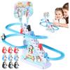 Genérico Tlide: Traccia di Arrampicata in movimento, Musical Luminous Penguin Ride | Diapositiva per bambini, Set di attività di guidati, Giocattoli per compleanni, Gioco di m