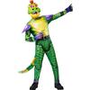 Rubie's Rubies Montgomery Gator Costume per ragazzi e ragazze, tuta con coda, guanti e maschera, ufficiale Five Nights at Freddy's per Halloween, Carnevale, Natale e compleanno