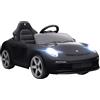 AIYAPLAY Macchina Elettrica per Bambini con Licenza Ufficiale RUF GT, Auto Elettrica per Bambini 3-5 Anni con Telecomando, Avvio Lento, Cintura di Sicurezza, Luci, Musica e USB, Nero