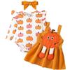 Generico Vestito Halloween Bimba 1 Anno Vestito Strega Neonata Costumi Zucca Neonato Invernali Pagliacetto Con Fascia Vestiti Tutina Tulle Battesimo Costume Vampiro Body Travestimento Halloween Carnevale Feste