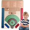 Generisch Gioco di da baseball - Gioco da tavolo in legno con, gioco da tavolo interattivo doppio combattimento, gioco di palla in marmo colorato, gioco strategico di | per feste, amici, riunioni