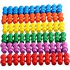rockible Dama da 66 Pezzi, pedine Multicolori, Pezzi di Legno da Gioco da Tavolo, Pezzi di Dama Cinese per da Tavolo