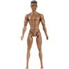 Grtheenumb Action Figure Personalizzate | Action Figure in Scala 1/6 Figura Muscolare Maschile Posabile Multisnodata Corpo con Testa per Collezione di Bambole da Esposizione, Marrone