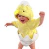 Generico Vestito Carnevale Neonato pulcino Set Costume carnevale neonato Tutina Pagliacetto Bebé Unisex Comodo Morbido Completo Di Pulcino costumi Neonati Cosplay Travestimenti Costumi di Pasqua