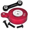 GPM Aluminium 7075 Direct Mount Servo Saver (25T Spline) with Fix Link for Arrma 1:10 VORTEKS/SENTON/Big Rock/Outcast/Granite/KRATON/SENTON / 1:8 Mojave/Vendetta/Infraction Upgrades - Red