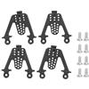 VGEBY Torretta di scossa RC, Regolabile e robusta, Ammortizzatore RC Accessorio in Metallo Nero for Modellismo Rally e Corsa