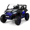 COSTWAY 12V Auto Elettrico per Bambini, Macchina Fuoristrada a 2 Posti, Macchina Elettrica con Luci Suoni, Regalo per Bambini 3-8 Anni, 118x74x71 cm (Nero)