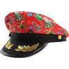 I LOVE FANCY DRESS LTD HAWAIANO MARINAIO CAPPELLO CAPITANO Cappello hawaii palma spiaggia surf ESTATE PARTY cervo Vestito VACANZA Luau Tiki disponibile in 4 diversi colori - Rosso - Blu - Giallo - Rosa - Rosso, ONE SIZE