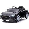 BRICOZONE Audi R8 Sport Auto Elettrica Per Bambini 12V Supercar Con Telecomando Parentale Sedile In Eco Pelle Motori 30W Luci LED MP3 USB Licenza Ufficiale (Nero)