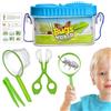 Generic Acchiappasosche per bambini, kit esploratore all'aperto per bambini, strumento educativo con gabbia trasparente per giardinaggio, scuola, campeggio, spiaggia, aula avventure