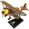 ZEZEFUFU 1:72 Lega Seconda Guerra Mondiale Italiano FIAT CR.42 Falco Biplano Fighter Modello Aviazione Scienza Esposizione Modello
