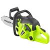 SZLIFE Motosega Giocattolo per Bambini, Gioco educativo, Motosega elettrica Portatile e Leggera, Strumento di Costruzione per Il Regalo di Viaggio per i, Verde Chiaro