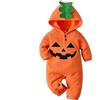 Generic Vestito Da Zucca Costume Halloween 1-2 Anni Costume Zucca Bambino Con Calze E Cappello Travestimento 6-18 Mesi Mantello Mercoledi Bambina Carnevale Neonata Pumpkin Costumi Abito Arancione