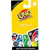 UNO Mattel Games UNO JCV59 - Pacchetto di scambio aggiuntivo per bambini e adulti, per la notte dei giochi in famiglia, da utilizzare come gioco di viaggio o regalo coinvolgente per bambini, da 2 a 10