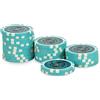 POKEO Fiches Poker Laser 25 Pezzi, Set da Poker Valore 50 Blu Chiaro, Insert Metallo 11,5g - Ultimate Poker Chips Texas Hold'em Blackjack