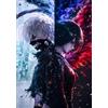DMQBT Irregular Puzzle 1500 Pezzi - Difficult Puzzle ，Classic Japanese Animes Tokyos Ghouls - Immagine Artistica Del Gioco Per Alleviare Lo Stress Degli Adulti Gifts - Hy08Yz