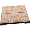 JUMPLAWN Scacchiera Magnetica Pieghevole con Pedine Sicure in Ps Design Portatile per Shogi Giapponese da Viaggio per Riunioni Familiari e Gioco in Movimento