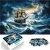 ZONGJX Puzzle da 1000 pezzi per adulti Veliero e oceano Fatto di cartone per età pari o superiore a 14 anni apprendimento educativo Grande regalo misurare：26x38cm/10.24 x 14.96pollice