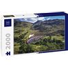 Lais Puzzle Viadotto Ferroviario di Glenfinnan in Scozia con Il Passaggio del Treno a Vapore giacobita 2000 Pezzi