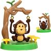 Pesoncarl Giocattoli animali danzanti solari Simpatica scimmia solare oscillante Cruscotto per auto Bobbleheads Decorazioni per ballerini Ornamenti per il desktop per bomboniere in ufficio