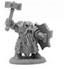 Pechetruite 1 x Dark Dwarf Striker - Reaper Bones Miniatura per Gioco di Ruolo Guerra - 44107
