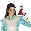 FIESTAS GUIRCA | Pistola Spaziale Giocattolo con Luce (25 cm) - Arma da Fuoco per Costume da Supereroi e Villain - Ideale per Feste in Maschera e Carnevale - Tutti gli Utenti - Nero e Rosso