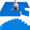 LittleTom 18 Pezzi Tappeto Gioco per Bambini in Piastrelle EVA 30x30 cm - Pavimento Morbido e Antiscivolo per Neonati - Superficie Puzzle Protettiva Ideale per la Cameretta dei Bimbi e Gioco a Terra