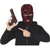 FIESTAS GUIRCA | Pistola Insanguinata Giocattolo (22 cm) - Arma Finta per Costumi da Poliziotti, Militari e Ladri - Accessorio per Halloween, Carnevale e Feste in Maschera - Nero