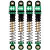 INJORA RC Ammortizzatore 43mm Filettato Tele Shocks Damper per 1/24 RC Crawler Axial SCX24 Deadbolt Bronco Gladiator Upgrade(Verde)