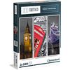 Clementoni - 39306 - Puzzle Trittico - London - 3 x 500 Pezzi, Puzzle Adulti