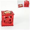 Aurora Store 12 Scatoline in Legno Bomboniere Laurea Rosso Decoro Pergamena legnetto Porta Confetti Tocco Segnaposto Festa