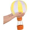 KUKUShining Peluche A Forma Di Mongolfiera, Morbido E Coccoloso Cuscino Da Abbracciare Giocattolo Di Peluche Per Feste Natale Matrimonio(Yellow,20cm/7.8in)