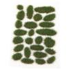 EXCEART Ciuffi di Vegetazione Irregolari in Resina per Modellismo Ferroviario e Architettura, 25 Pezzi per Micro Paesaggi, Realismo e Finitura Dettagliata per Decorazioni