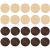 STOBOK Pedine Scacchi E Dama in Legno 0.94 Pollici Accessori Ricambio Set Pezzi Impilabili per Giochi da Tavolo Bambini E Principianti Regalo