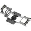 RampCrab Kit telaio in fibra di carbonio per SCX24, slitta angolare 7°, kit telaio LCG per Axial SCX24 C10, JLU, Bronco, catenaccio