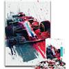 LLONGKT Puzzle da 1000 pezzi F1 Racing per adulti, antistress, sfida difficile, ideale come regalo per tutta la famiglia (38x26cm)
