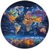 DHBANEIOK mappa del mondo Jigsaw Puzzle Impossibili 1000Pcs Decorazione Per La Casa. Giochi Rilassamento E Intelligence Per Adulti E Ragazzi Da 14 Anni 1000pcs (67.5x67.5cm)