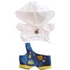 niannyyhouse Bambola di peluche bianca con cappuccio, monospalla e cinturino in denim, 10-15 cm, 20 cm, 40 cm, accessori per vestire le bambole (bianco, 10-15 cm)