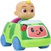 CoComelon JJ Melon Mini Veicolo - Caratteristiche Built-In JJ in Melon Toy Car - Giocattoli per bambini, bambini e bambini in età prescolare