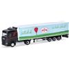 herpa modello di camion Scania CR20 ND LNG Kühlkoffer-Sattelzug Zentis (Nordrhein-Westfalen/Aachen), in scala 1:87, pezzo da collezione, modello tedesco, statuetta plastica