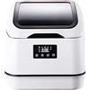 RKYRRKI Lavastoviglie da cucina completamente automatica per uso domestico da scrivania, mini lavastoviglie portatile, 6 programmi, display a LED, avvio ritardato