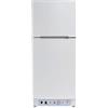 Smad Frigorifero a Gas, 175 Litri (129+46), Frigo Gas con Congelatore, Frigorifero Combinato Silenzioso per Gîte, Garage, Campeggio, Casa Mobile, Bianco