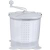 Phefop Lavatrice Manuale Portatile, Mini Lavatrice a Manovella con 1200 Giri/minuto, Asciugatura Rapida, Compatta, per Biancheria Intima, Ideale per Casa, Appartamenti e dormitori.