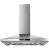 Tieasy Cappa da cucina da 76,2 cm, in acciaio inossidabile, 450 CFM, convertibile senza canalizzazione, con filtri deflettori a luce LED, ventola di scarico a 3 velocità, controllo touch