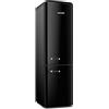SEVERIN Frigorifero Congelatore combinato Total NoFrost, Posa libera, Larghezza 54cm, 250 L, Classe E, Veggibox incluso, Retro, Nero, RKG 8928